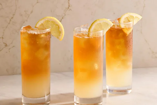 Tea and lemonade
